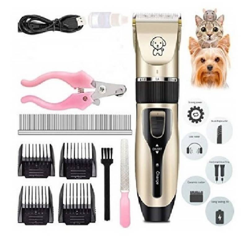 KIT MAQUINA CORTA PELO PARA PERROS